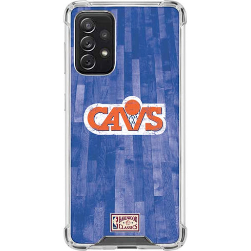 NBA Cleveland Cavaliers Hardwood Classics Galaxy A72 5G Clear Case